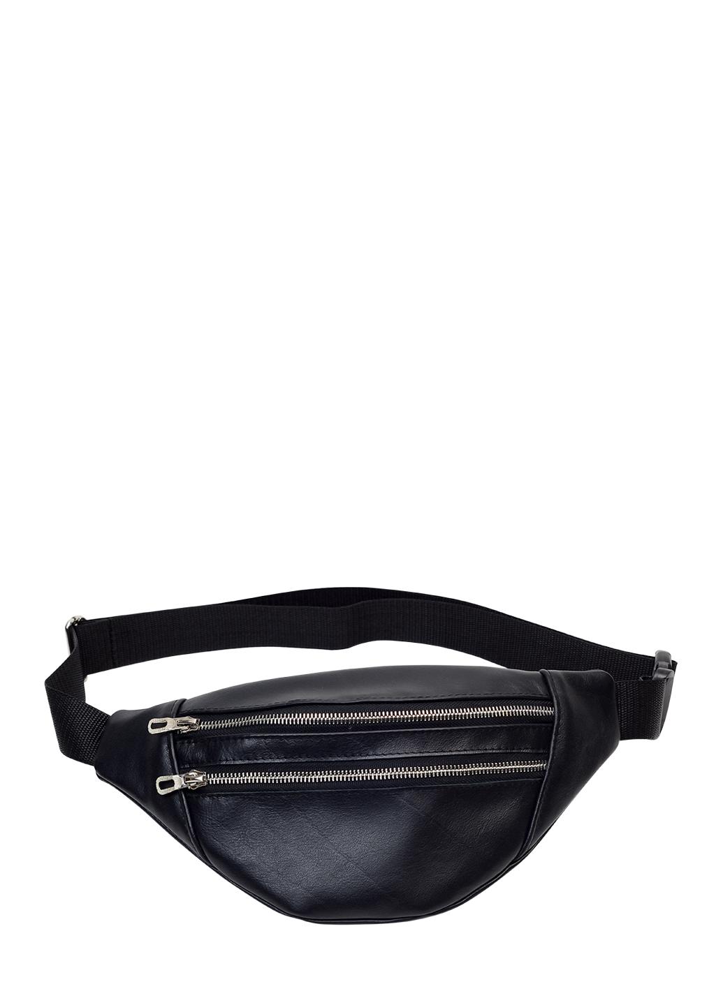 

Сумка бананка Sambag Soho MTS 33*14*5 см Чорна 33*14*5cm чорний