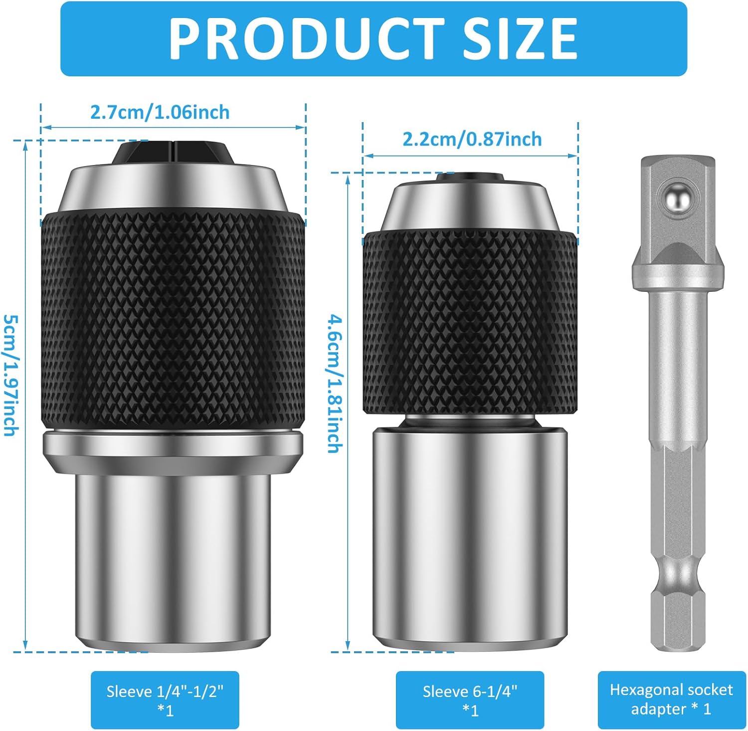 

1 Set Tap Socket Set 3/8 inch Socket Adapter Tap Extractor Socket with Adjustable Jaw Extractor Tool Tool for M3-M12 Screw