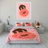 "Puppy hugs donut dreams." Bedding sets Duvet covers Pillowcases(1* Duvet Cover 2* Pillowcases without duvet insert)
