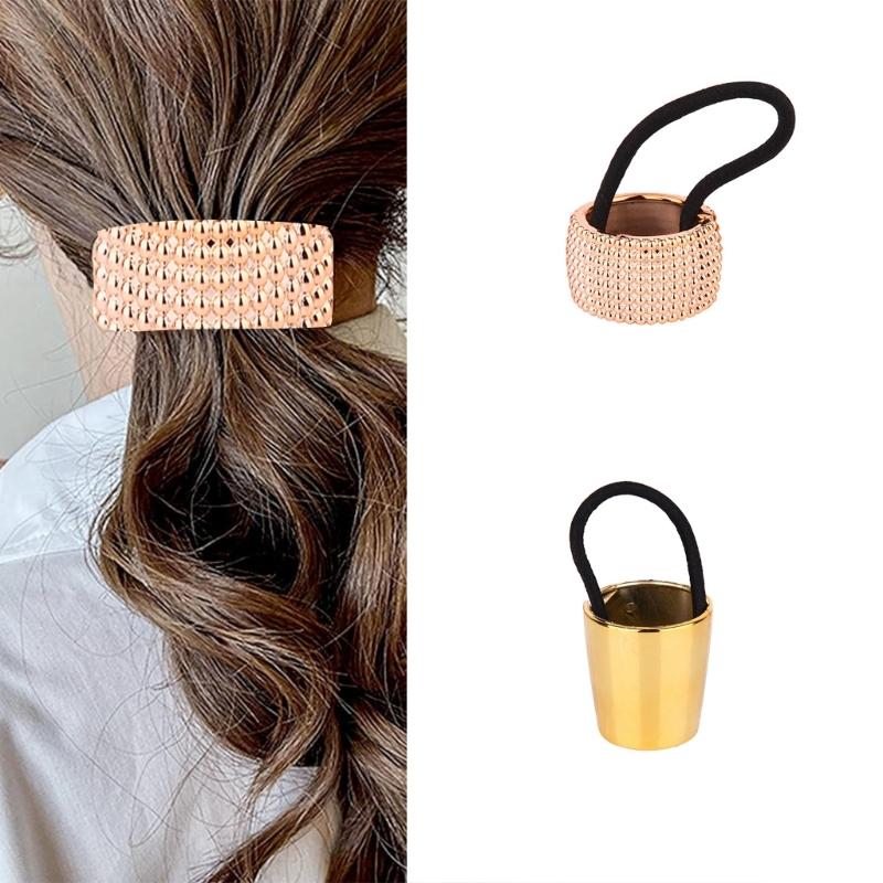 4 buc Suporturi de Coadă de Cal cu Paiete Elastice Strass Bandă de Păr Culoare Multiplă Elastice de Păr Accesorii de Păr pentru Femei