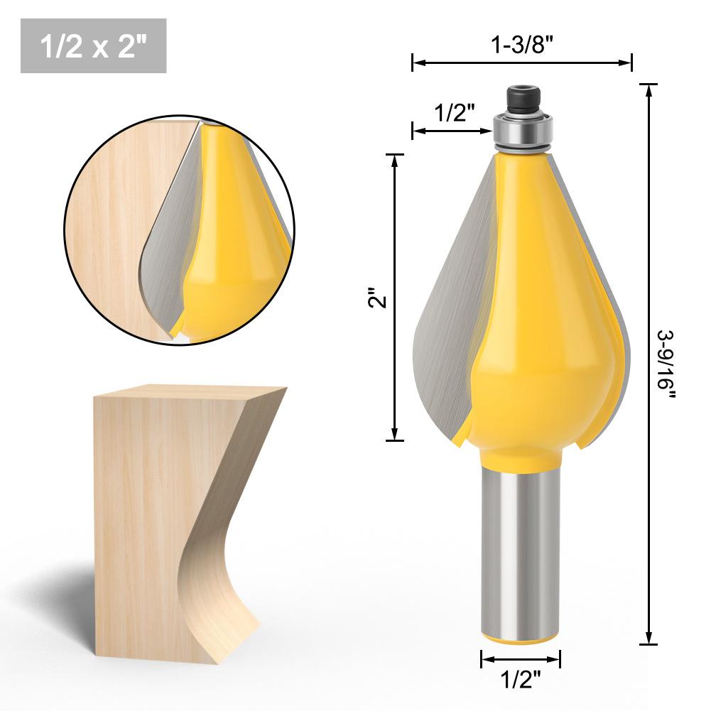 Woodworking Knife Convex Line Knife Bakelite Milling Trimming Machine Engraving Machine Gong Knife Woodworking Convex Arc Knife Line Knife