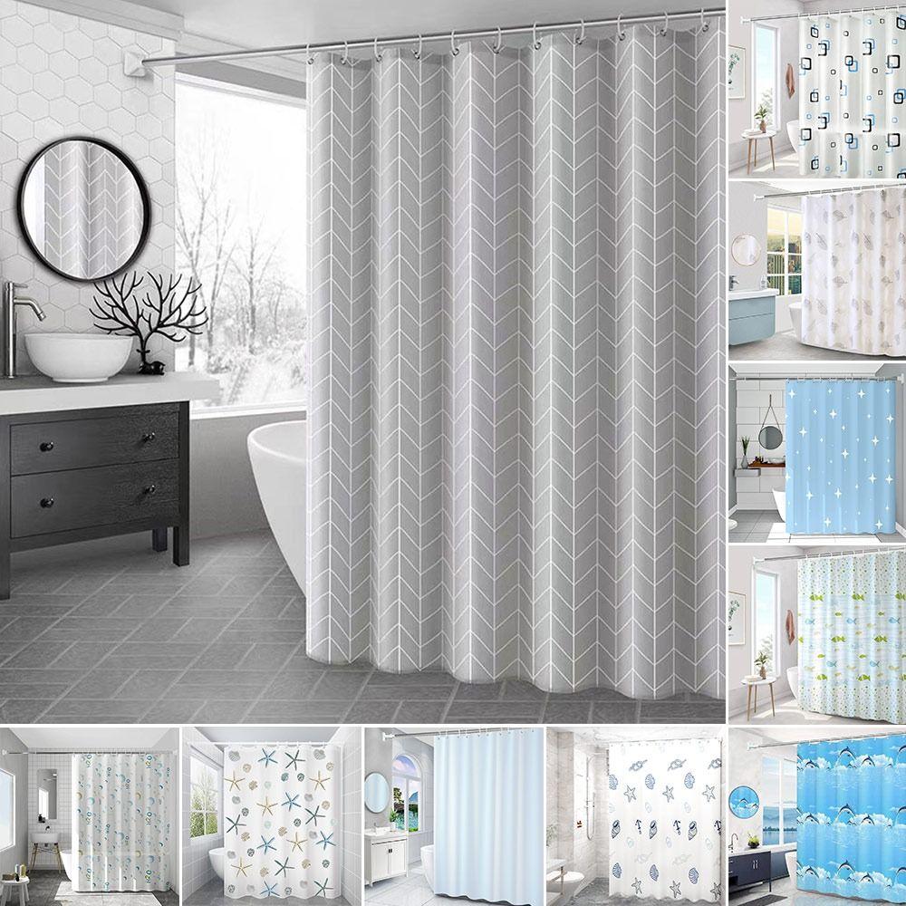 Waterproof Bathroom Curtain 80x180cm Bathtub Partition Curtain Shower Curtain Bathroom Decoration