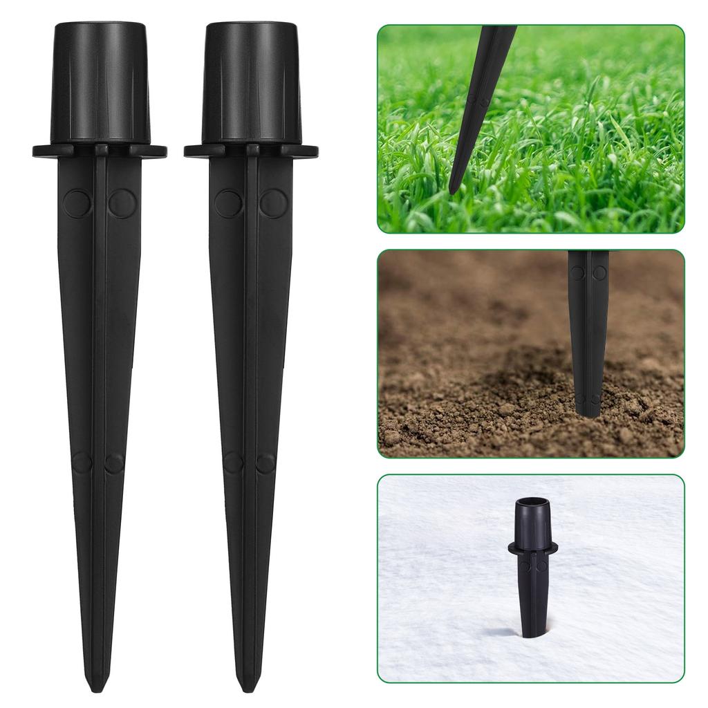 10Pcs Ground Light Stakes Aluminium Replacement Spike for Solar Lights Yard Stakes Garden Pathway Lighting Ground Spikes