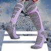 Yousheng Knee High Ski Socks Men Women Stretchy Thermal Knee Socks Breathable Shock Absorption Socks for Snowboarding Hiking Mountaineering