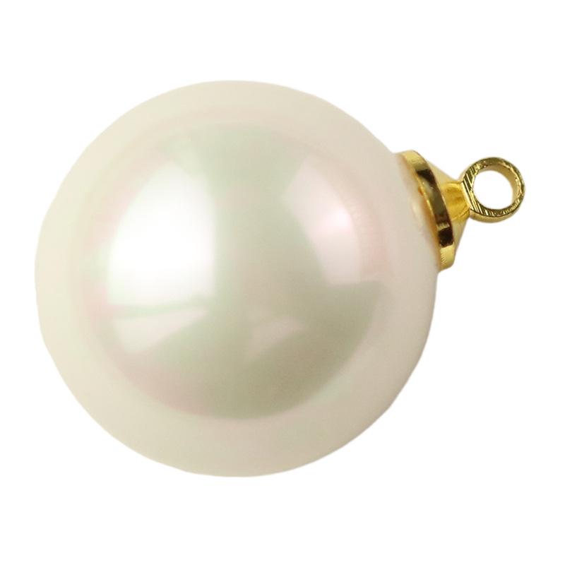 MOSN Women's Oval Pearl Metal Base Buttons for Shirts, Coats, Sweaters, and Collars.