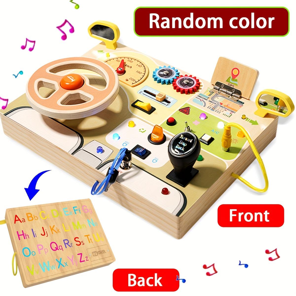Premium-Quality Children S Premium-Quality Steering Premium-Quality Wheel First-Class Busy First-Class Board Wooden Premium-Quality Activity