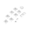 11PCS Glass Lift Button Sticker Door Armrest Panel Decal Replacement for 3 4 Serise F30 F32 2013‑2019