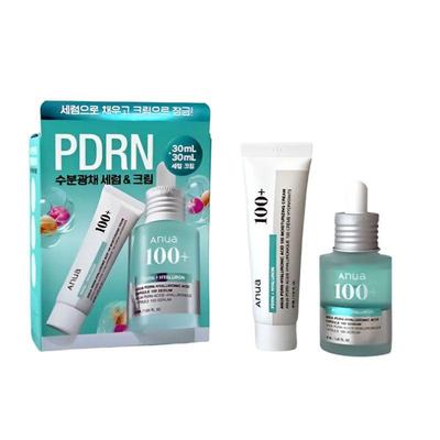 **PDRN Kapsle Kyseliny Hyaluronové 100 Sérum 30ml + PDRN Kyselina Hyaluronová 100 Hydratační Krém 30ml Sada**