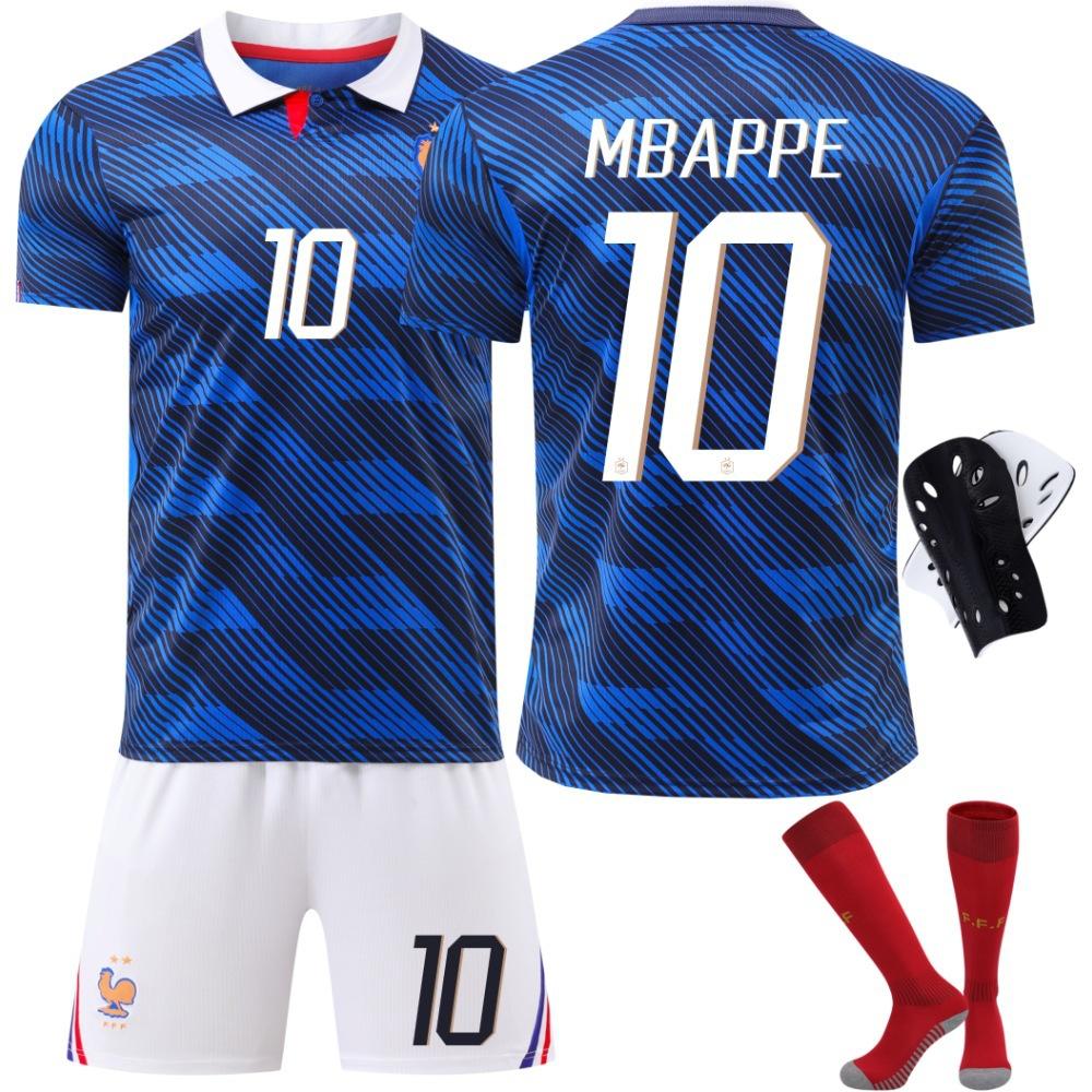 2026 World Cup France Home Soccer Jersey Set No.10 Mbappe Football Kits