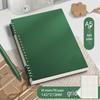 Retro B5 Top-Flip Detachable Ring Binder Notebook - Hand-Friendly Design