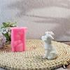 Lovely Animal Molds 3D Dog Silicones Mould Ornament Molds Casting Mould Craft Supplies for Home Desktop Decorations