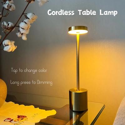 USB Design Lampka akumulatorowa nocna LED do stolika nocnego do domu Dekoracja sypialni stołu w restauracjach Bezprzewodowa