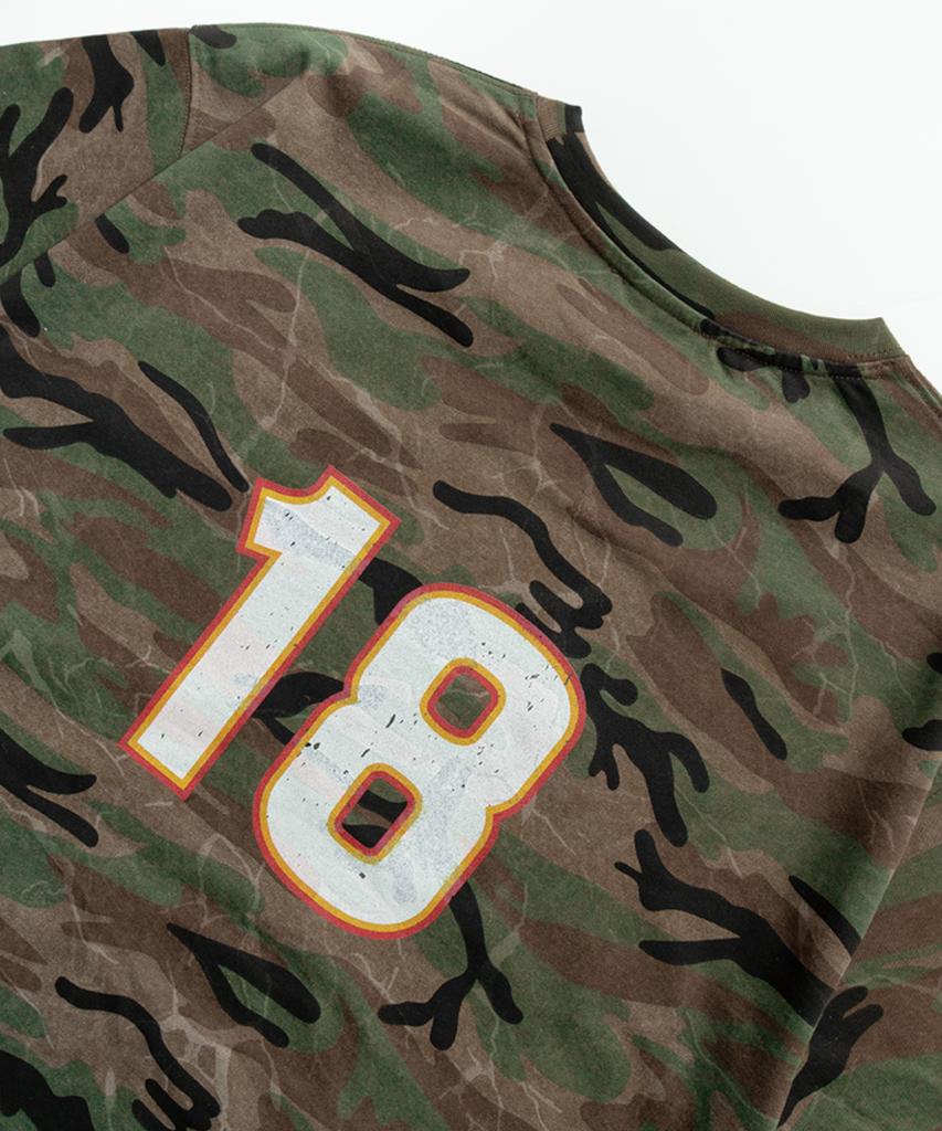 Wieoldeuwoldeu Heart Tower Camouflage T-Shirt