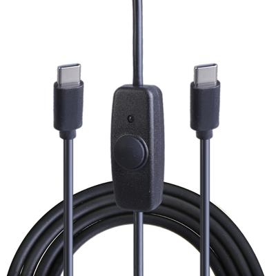 100cm Type C Power Cable 480Mbps Data Extension Cord with Switching Key for Type C Tablet Phones and Other Gadgets
