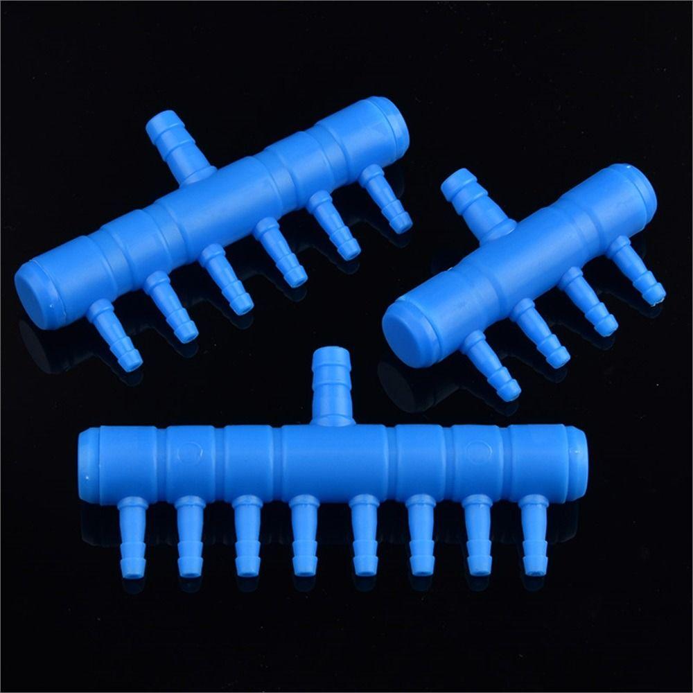 10Pcs 2-12 Ways Air Flow Distributor Fish Tank Hose Joint  for Fish Tank Air Pump Oxygenation