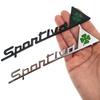 Metalen Sportiva Klaver Groen Delta Auto Zijscherm Embleem Badge Sticker voor Alfa Romeo 4C 8C 156 166 159 Giulietta Spider GT