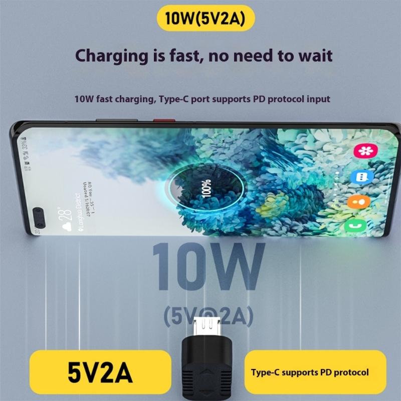 USB C Female To USB Male 90 Degree Angled Adapter Fast Charging 2A Fast Speed Data Transfer 480Mbps Small Design