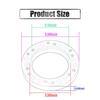 Universal Steering Wheel Hub PCD Adapter Spacer Kit For Momo Nardi OMP Sparco