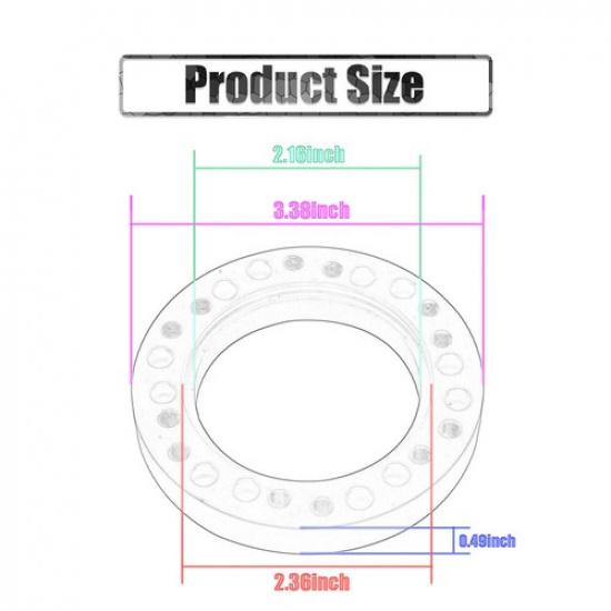 Universal Steering Wheel Hub PCD Adapter Spacer Kit For Momo Nardi OMP Sparco