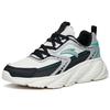 New Anta Running Collection Anti Slip Wear Resistant Low Top Running Shoes Men's White Black Green 112225573-1
