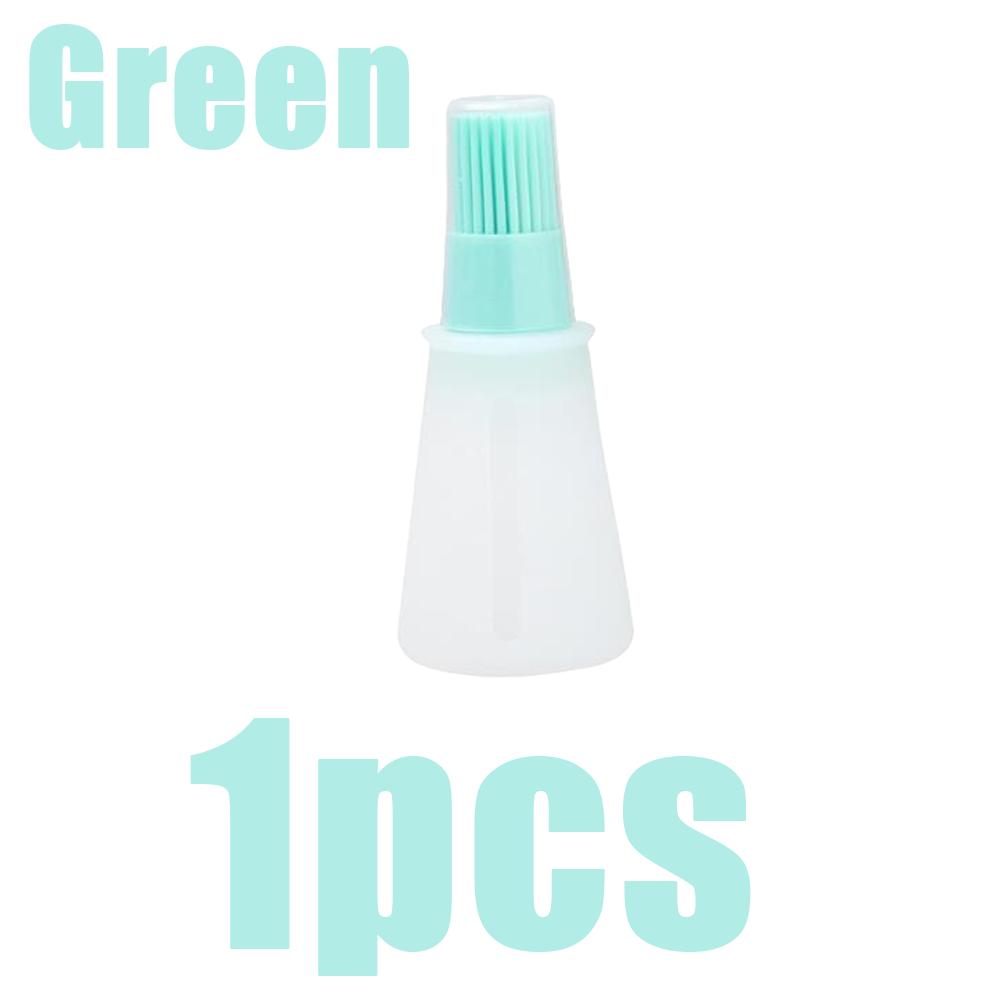 1/2/3pcs Silicone Oil Bottle Brush Oil Dispenser Bottle Barbecue Grill Oil Brushes Kitchen Pastry Steak Baking Household Tools