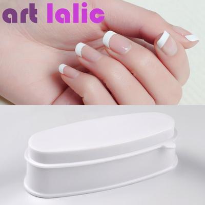 Nailart-Tauchpulverschale, Glitzerflocken-Tauchbehälter, Nail Smile Line French Manicure Tool