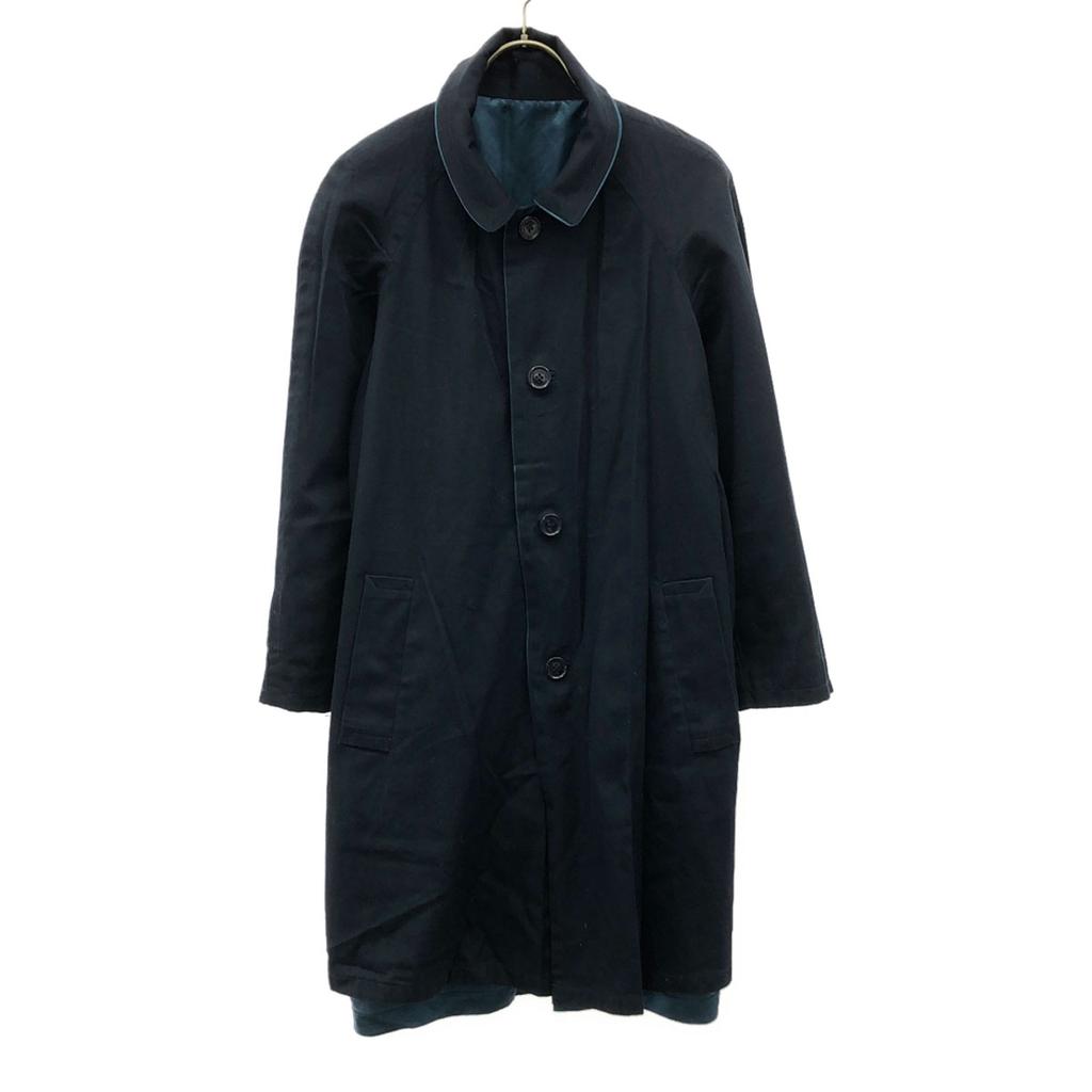 Marc by Marc Jacobs Reversible Stainless Collar Coat Blue X Navy Women Used