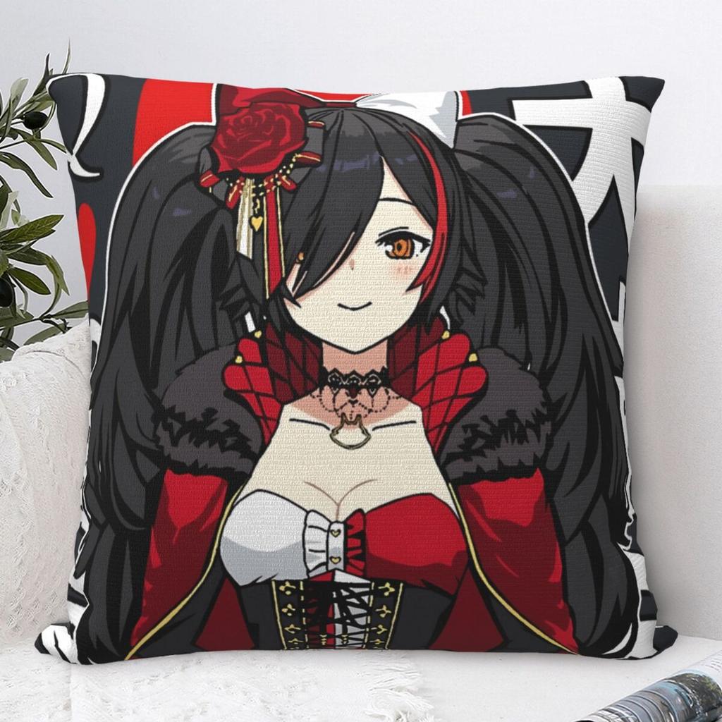 Ookami Mio Pillow Cover Soft Pillow Case Cushion Cover Fashion Custom DIY Pillowcases For Sofa Home Decoration