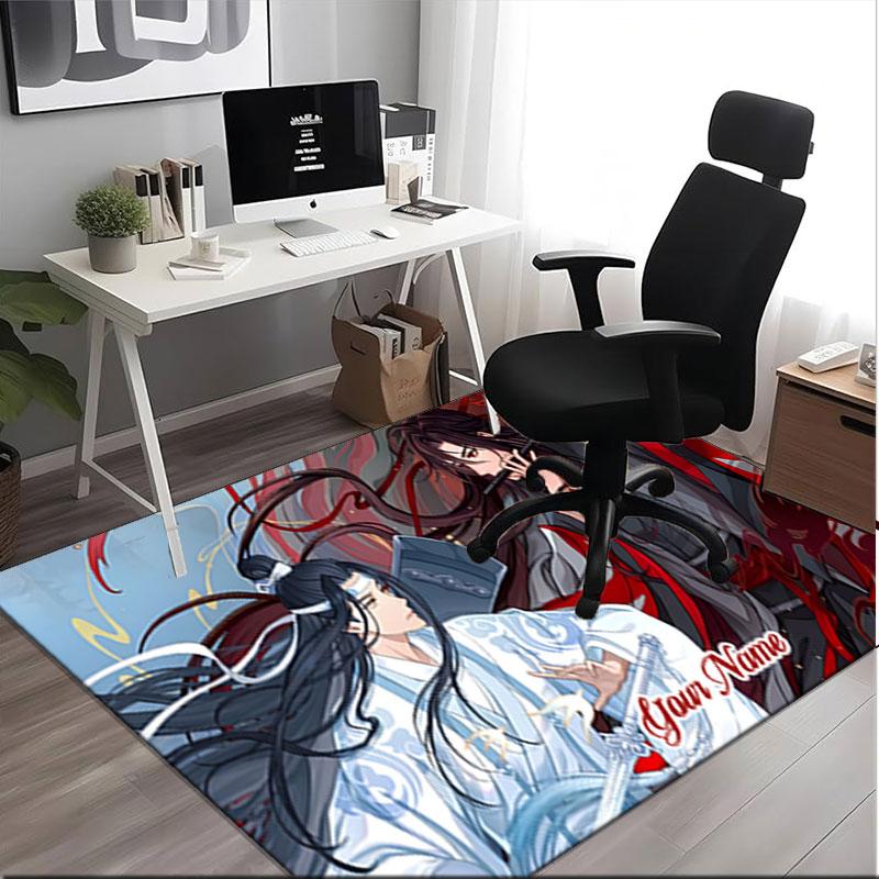 1PC Custom Name Epic Fantasy Duel Theme Floor Mat Ideal for Living Room, Game Rooms, Office, Bedroom,Floor Mat Playful Design