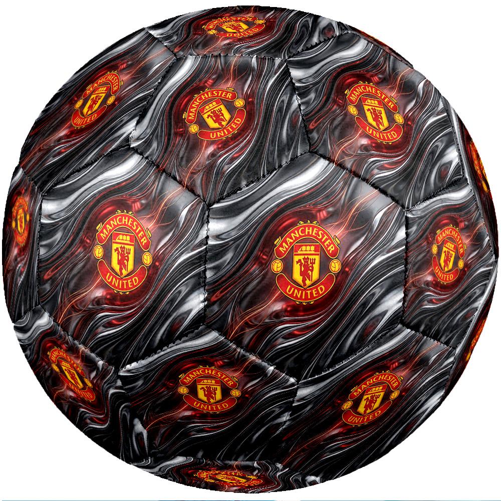 Manchester United Thema Fußballball Größe 5 Fußballball Weiche Haptik Professioneller Trainingsfußball für Outdoor-Sportarten