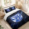Bedding Set 1 Duvet Cover 2 Pillowcases Canterbury-Bankstown Bulldogs Print Bedroom Home Decoration