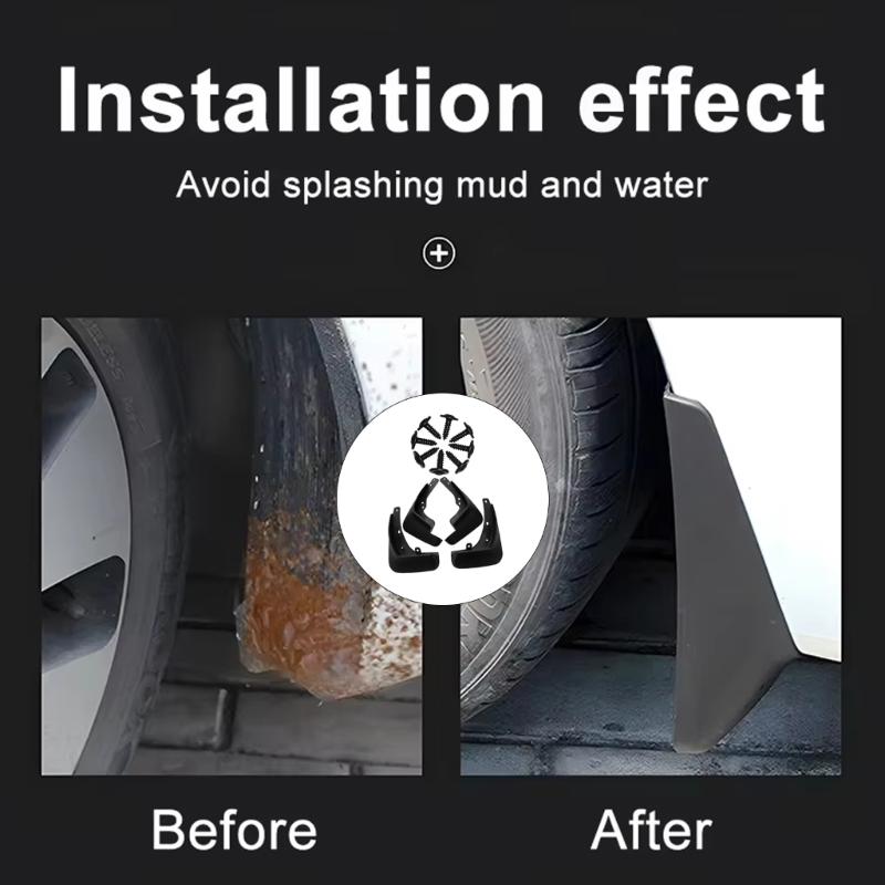 Flexible Automotive Guard Guards Exact Designs Strong Strength Car Mudguards Reduce Cleaning Frequency for Vehicles Use