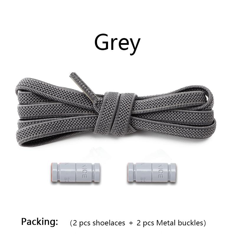 New Elastic Laces Sneakers Capsule Lock Boots Shoelaces Without ties Kids Adult No Tie Shoe laces Flat Rubber Shoelace for Shoes