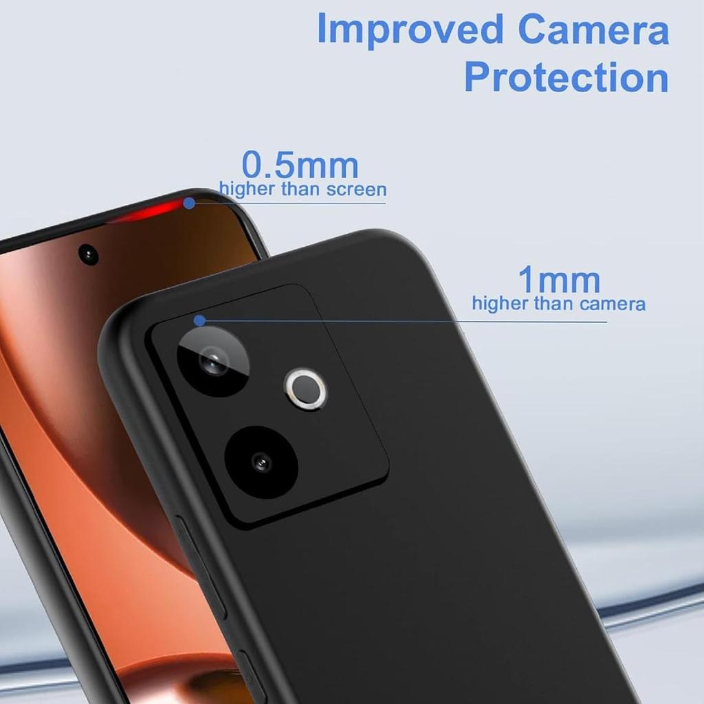 Flexible Liquid Silicone Case For Realme GT 7 GT 7T 5G GT7 Protective Cover TPU Shell Fundas Coque Capa