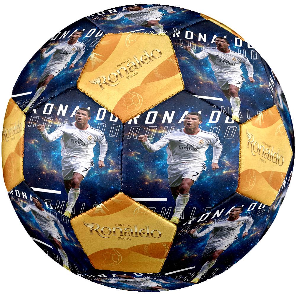 Ronaldo's Legacy Soccer Size 5 Soccer Football Machine Sewn Indoor/Outdoor Universal Football Perfect Commemorative Gift for Soccer Lovers