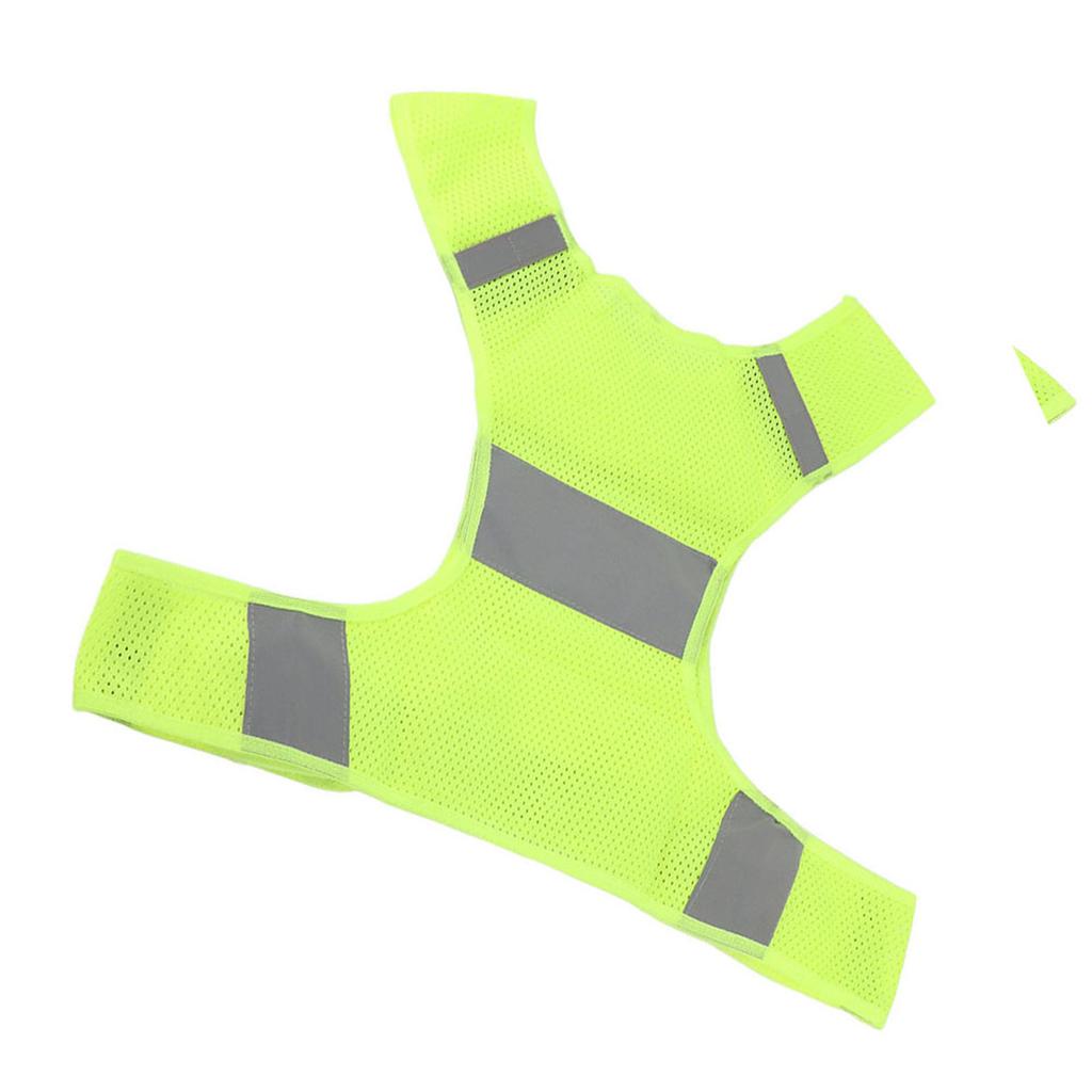 Outdoor Cycling Reflective Vest Running Vest Sports Safty Waistcoat Fluorescent Yellow M