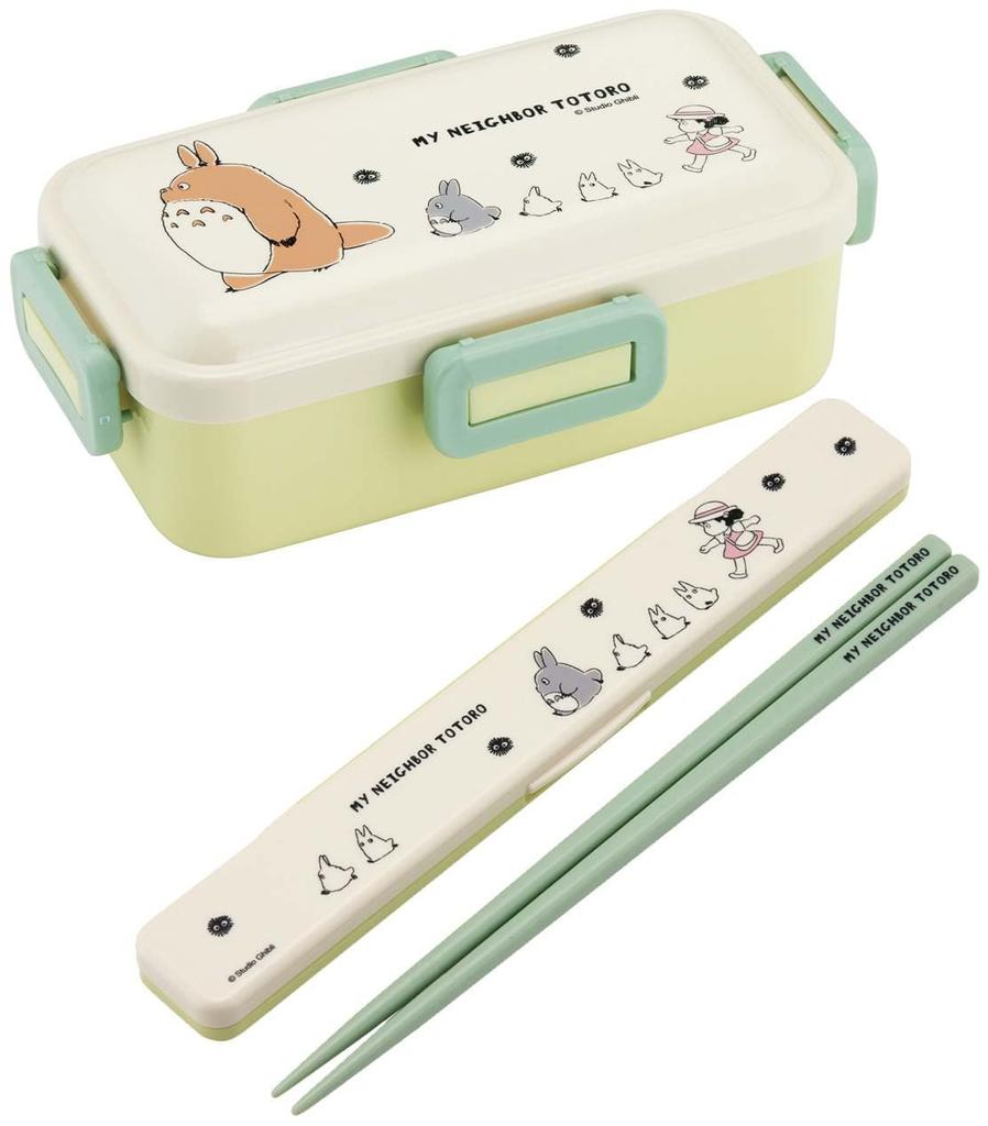 Skater Chopsticks and Chopstick Case My Neighbor Totoro Studio Adult Made in Set, Marching, Ghibli, 18cm, Antibacterial, Size, Japan, ABC3AG-A