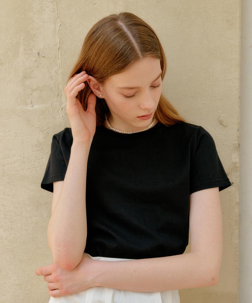 YUPPE Yuppe Slim T-Shirt_Black