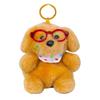 Soft Polyester Dog Plush Doll Keyring For Kids And Collectors