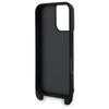 Karl Lagerfeld Klhcp16Ssakcpbk Iphone 16 6.1 Czarny/Black Hardcase Saffiano Karl&Choupette Metal Pin Cbdy Strap