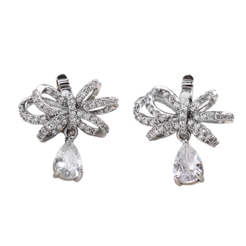 Ear Clip Wireless Headphones Rhinestones Earphone Accessories 1Pair Noise Reductions Waterproof Earphone Clip