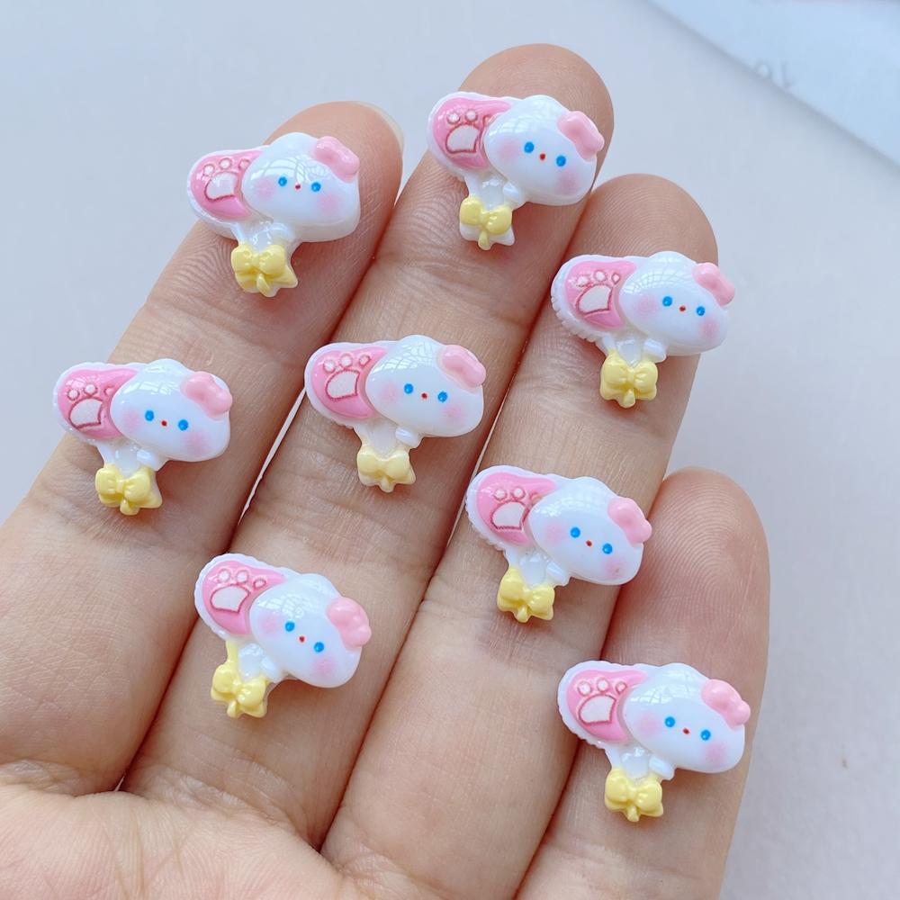 20 Pcs Cute Mini Cat Flat Back Resin Cabochons Scrapbooking DIY Jewelry Hairpin Craft Decoration Accessorie