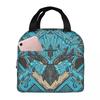 Monster Hunter World Insulated Lunch Bag for Women Kids Portable Food Boxes Thermal Lunch Box Tote