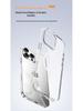 Compatible iPhone 15 Pro/16 Pro Max Magnetic Transparent Matte Protective Case