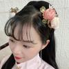 Chinese Style Flower Duckbill Clips Women Hair Clips Barrettes Korean Hairpins Bride Headdress