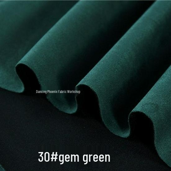 Luxury Snowflake Velvet Suede Air Layer Fabric - Thick, Stretchy, Soft, Delicate Knit