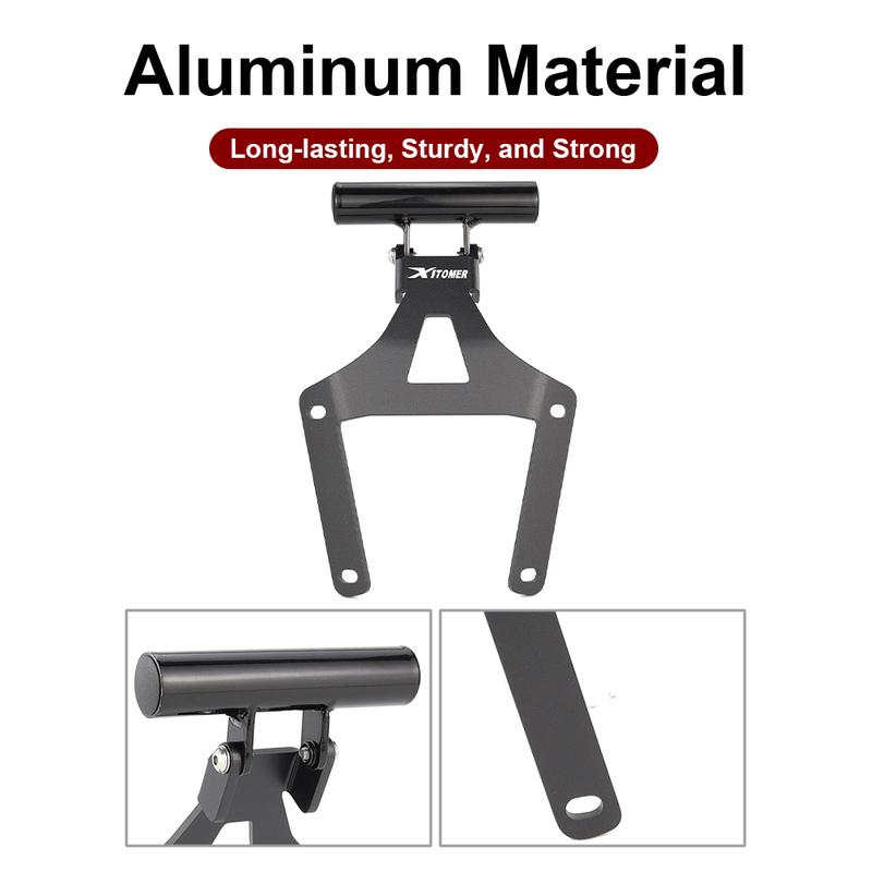 For Kawasaki ZH2     2024 2025 Motorcycle Aluminum GPS Navigation Bracket Phone Adapter Holder Support Mount