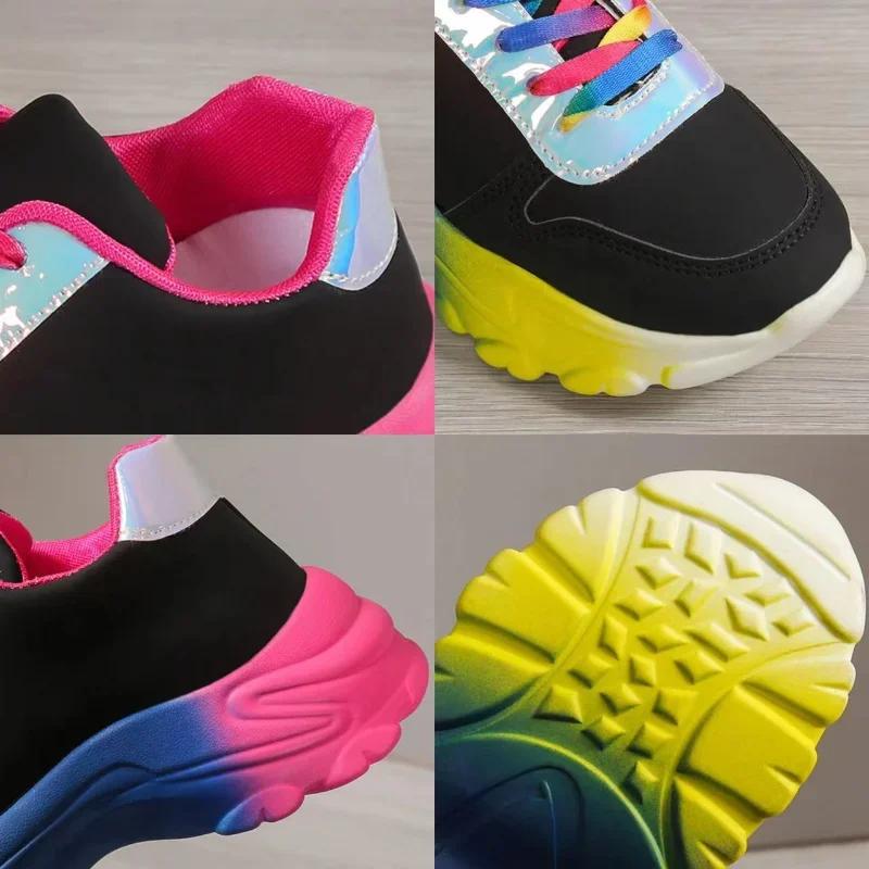 Damen Sneakers Herbst Neue Damen Laufschuhe Plus Size Damen Freizeitschuhe Mode Rutschfeste Plateauschuhe Zapatillas De Mujer