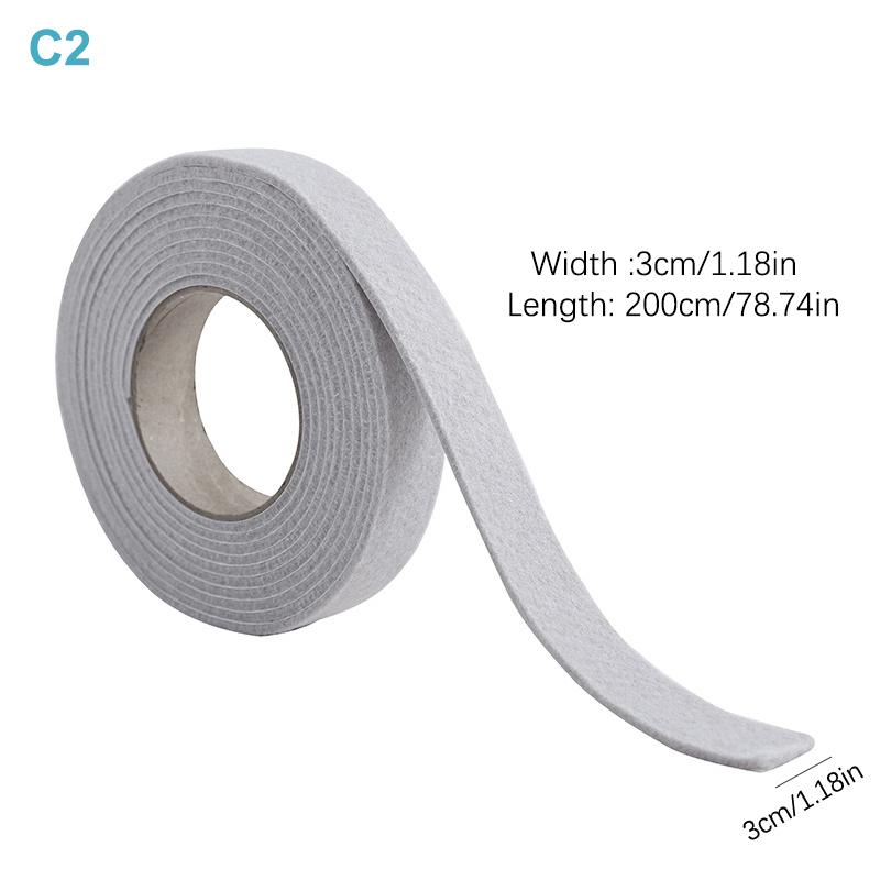 Window Anti-Condensation Absorbent Strip Self-Adhesive Reusable Felt Strip Door Windows Sealing Strip Moisture-Resistant