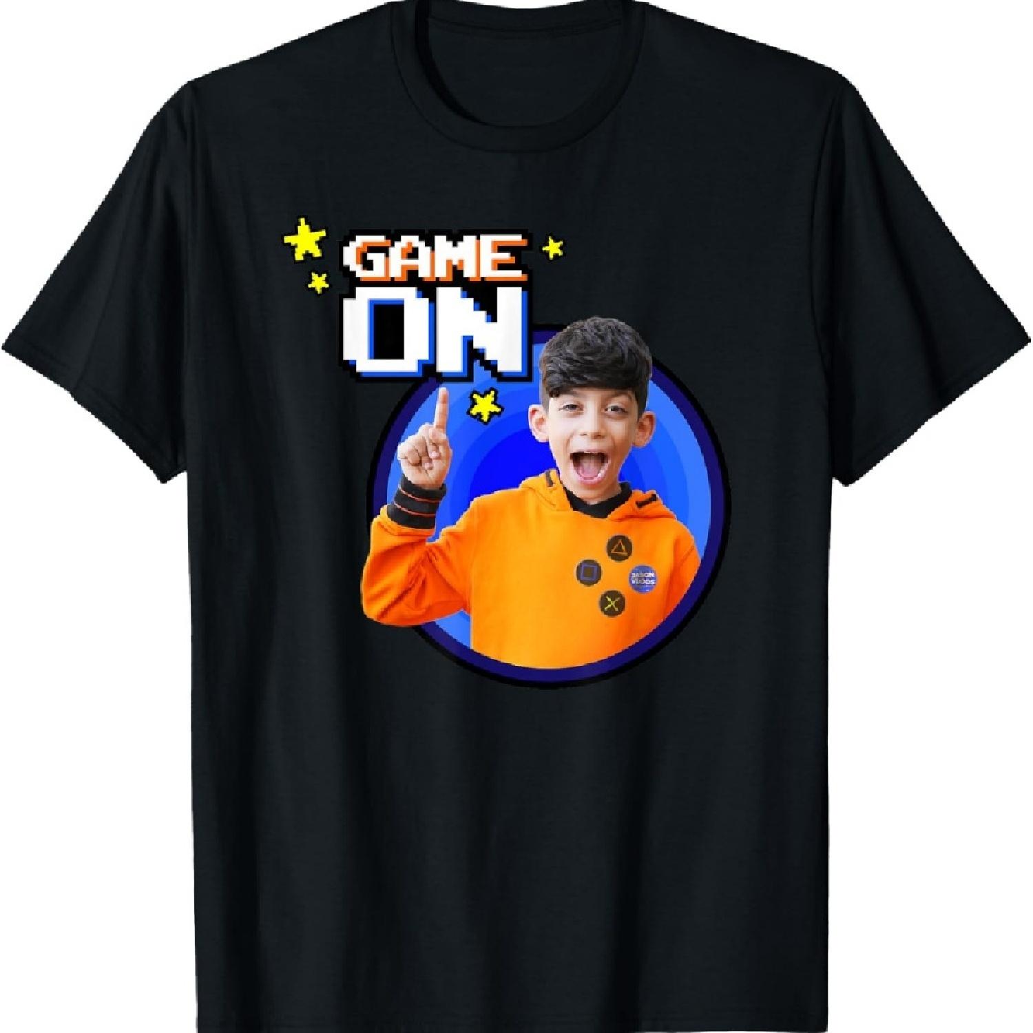 

Jason Vlogs Game On T-Shirt S чорний